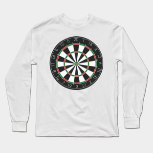 Large Dartboard Long Sleeve T-Shirt